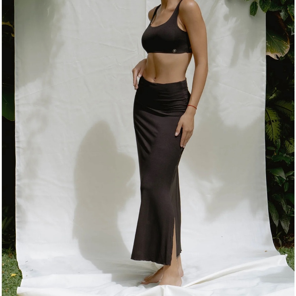 Elegant Black Maxi Skirt